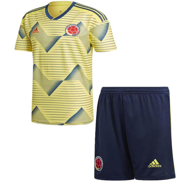 Camisetas Colombia Primera equipo Niño 2019 Amarillo